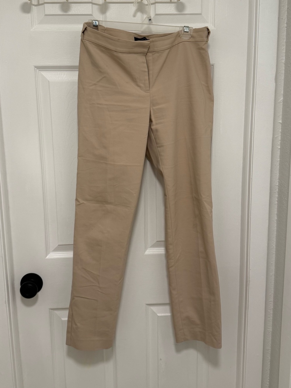 Ann Taylor Tailored Beige Chino Pants